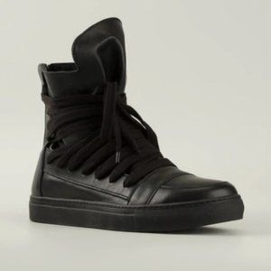 Kris Van Assche | Shoes | Kris Van Assache Black Multilace Sneakers Size 1  | Poshmark